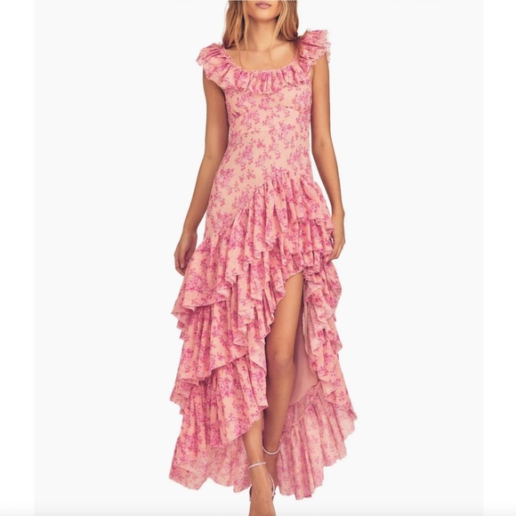 Loveshackfancy Winslow Dress In Autumn Rose Sz M - Picture 4 of 16